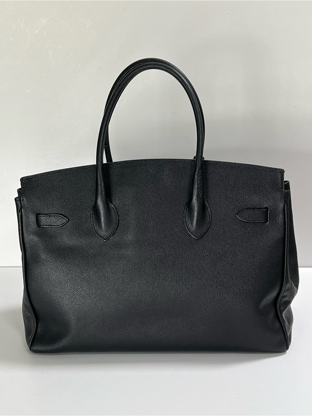 Classic Black Women's Satchel with Silver Hardware - Picture 12 of 16